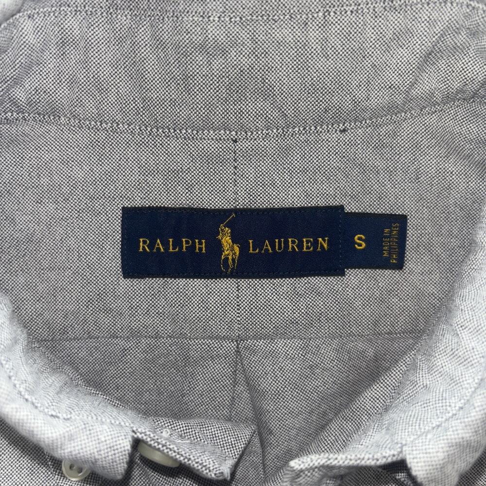 Polo Ralph Lauren Oxford Long Sleeve Button Down Up Shirt Flesh Pony Men’s Small - Picture 3 of 7